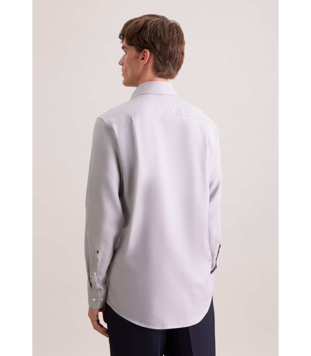 Chemise ml fantaisie seidensticker 05beige