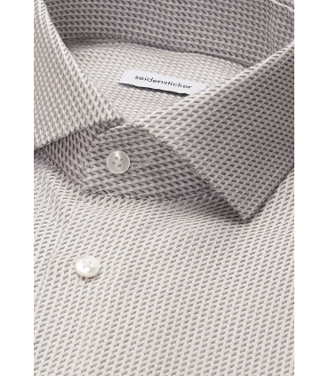 Chemise ml fantaisie seidensticker 05beige