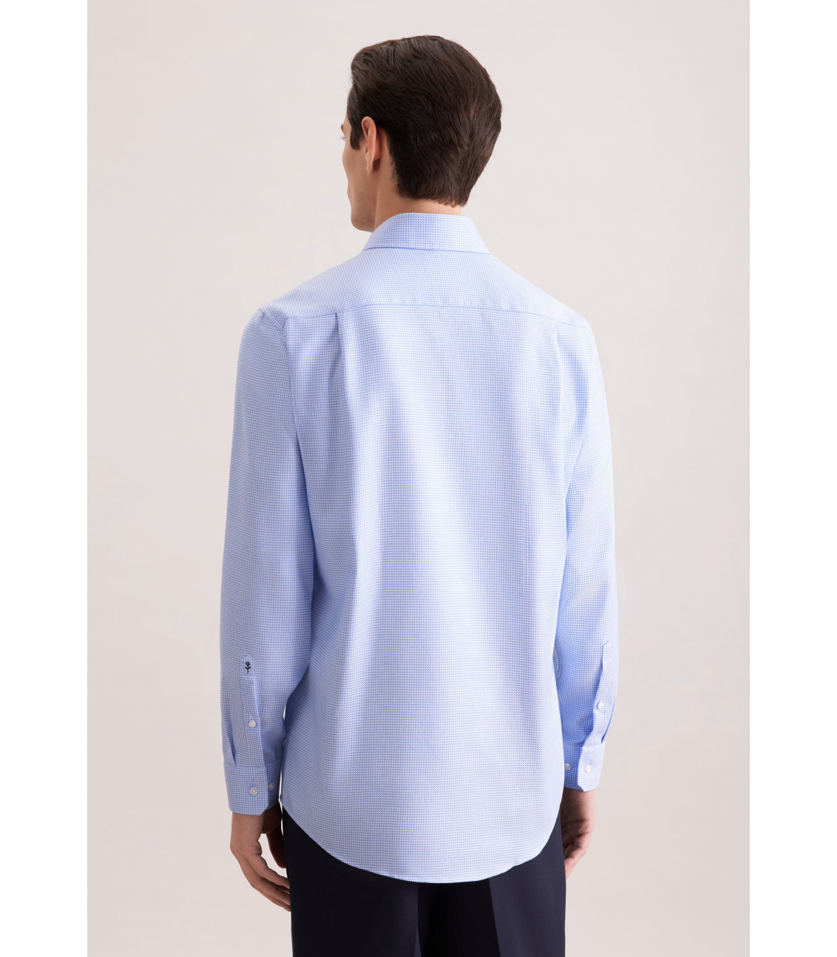 Chemise ml fantaisie seidensticker 14lightblue
