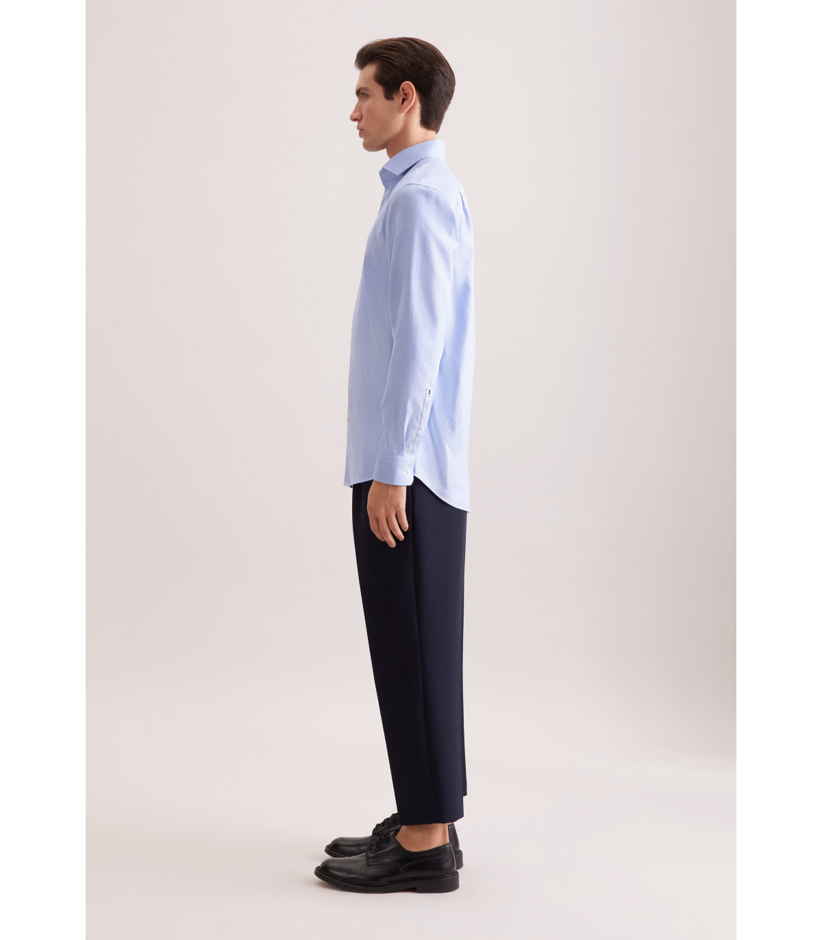 Chemise ml fantaisie seidensticker 14lightblue