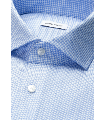Chemise ml fantaisie seidensticker 14lightblue