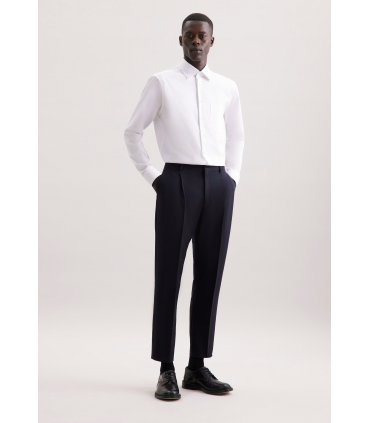 Chemise ml fantaisie seidensticker 01blanc