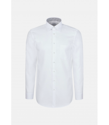 Chemise ml fantaisie seidensticker 01blanc