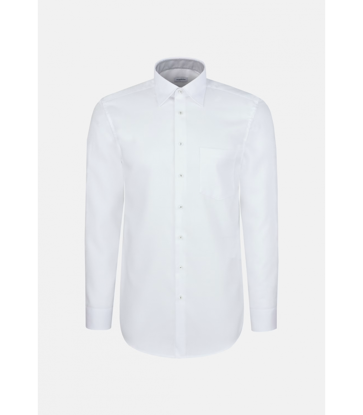 Chemise ml fantaisie seidensticker 01blanc