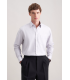 Chemise ml fantaisie seidensticker 33gris