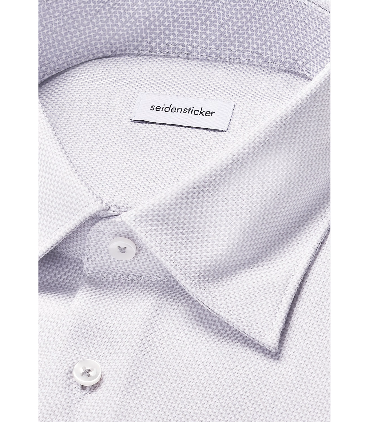 Chemise ml fantaisie seidensticker 33gris