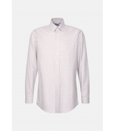 Chemise ml fantaisie seidensticker 06beige