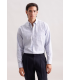 Chemise ml fantaisie seidensticker 11bleu