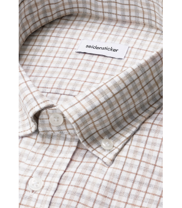 Chemise ml fantaisie seidensticker 11bleu