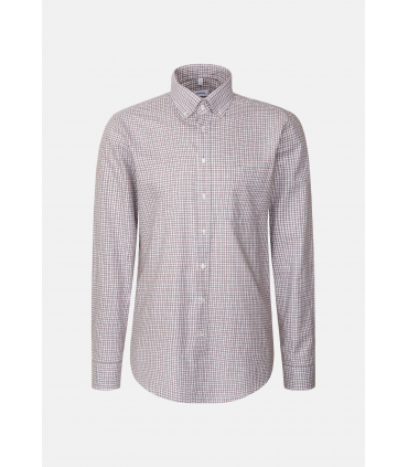 Chemise ml fantaisie seidensticker 34gris