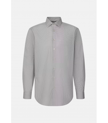 Chemise ml fantaisie seidensticker 18bleu