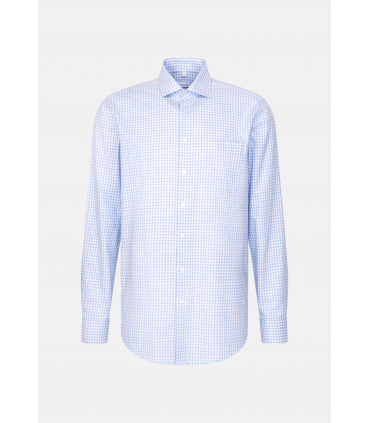 Chemise ml fantaisie seidensticker 11ciel