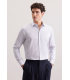 Chemise ml fantaisie seidensticker 16bleu