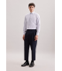 Chemise ml fantaisie seidensticker 16bleu