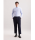 Chemise ml fantaisie seidensticker 12bleu