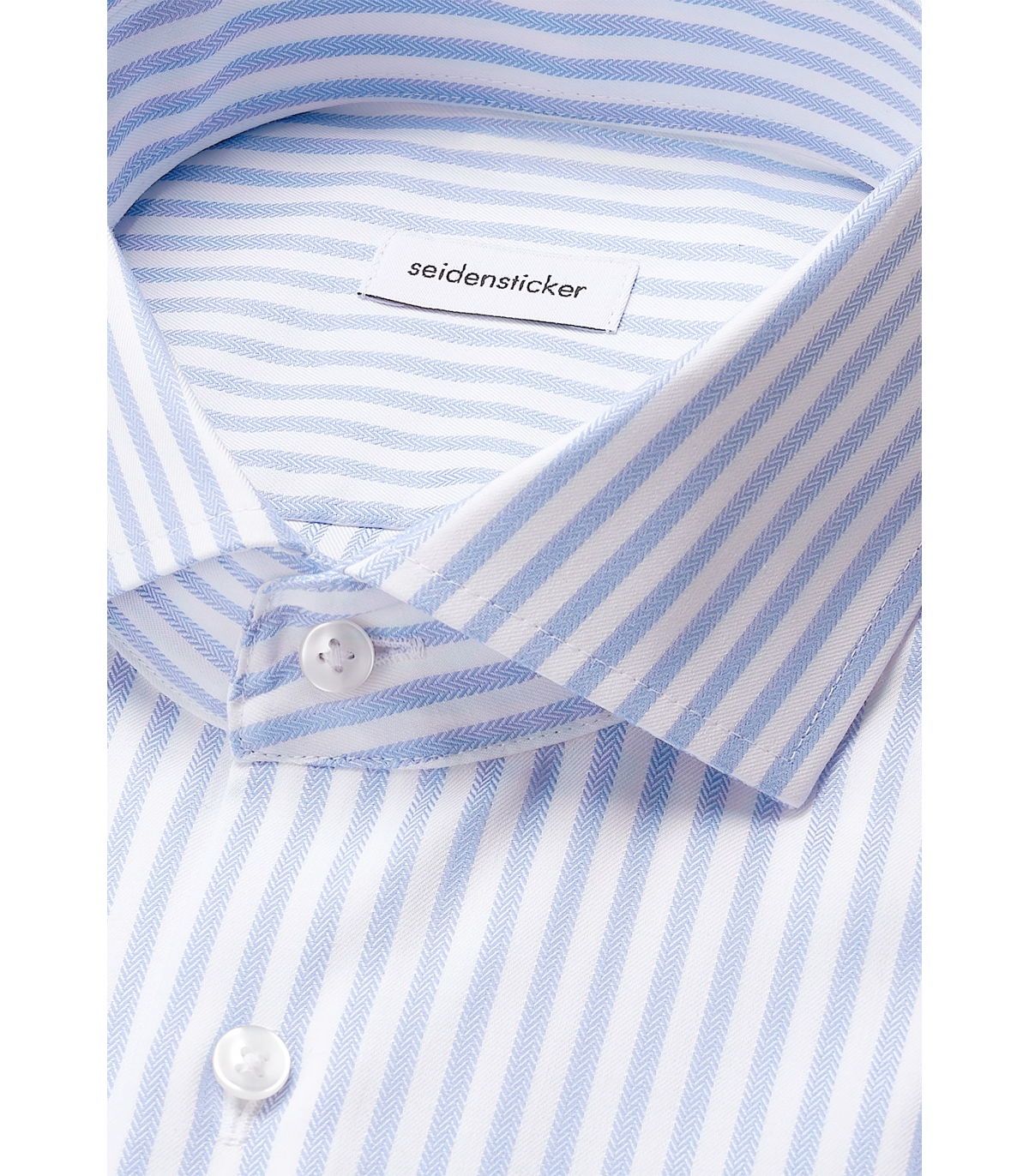 Chemise ml fantaisie seidensticker 12bleu
