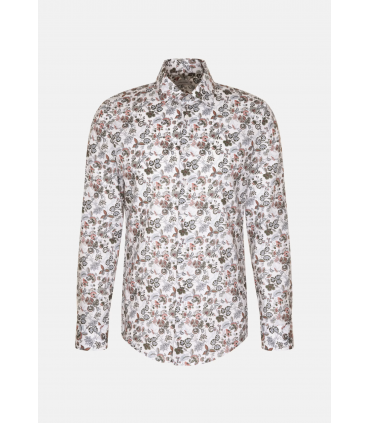 Chemise ml fantaisie seidensticker 65mandarine
