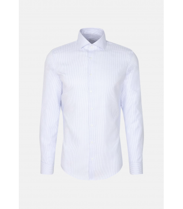 Chemise ml fantaisie seidensticker 13bleuclair