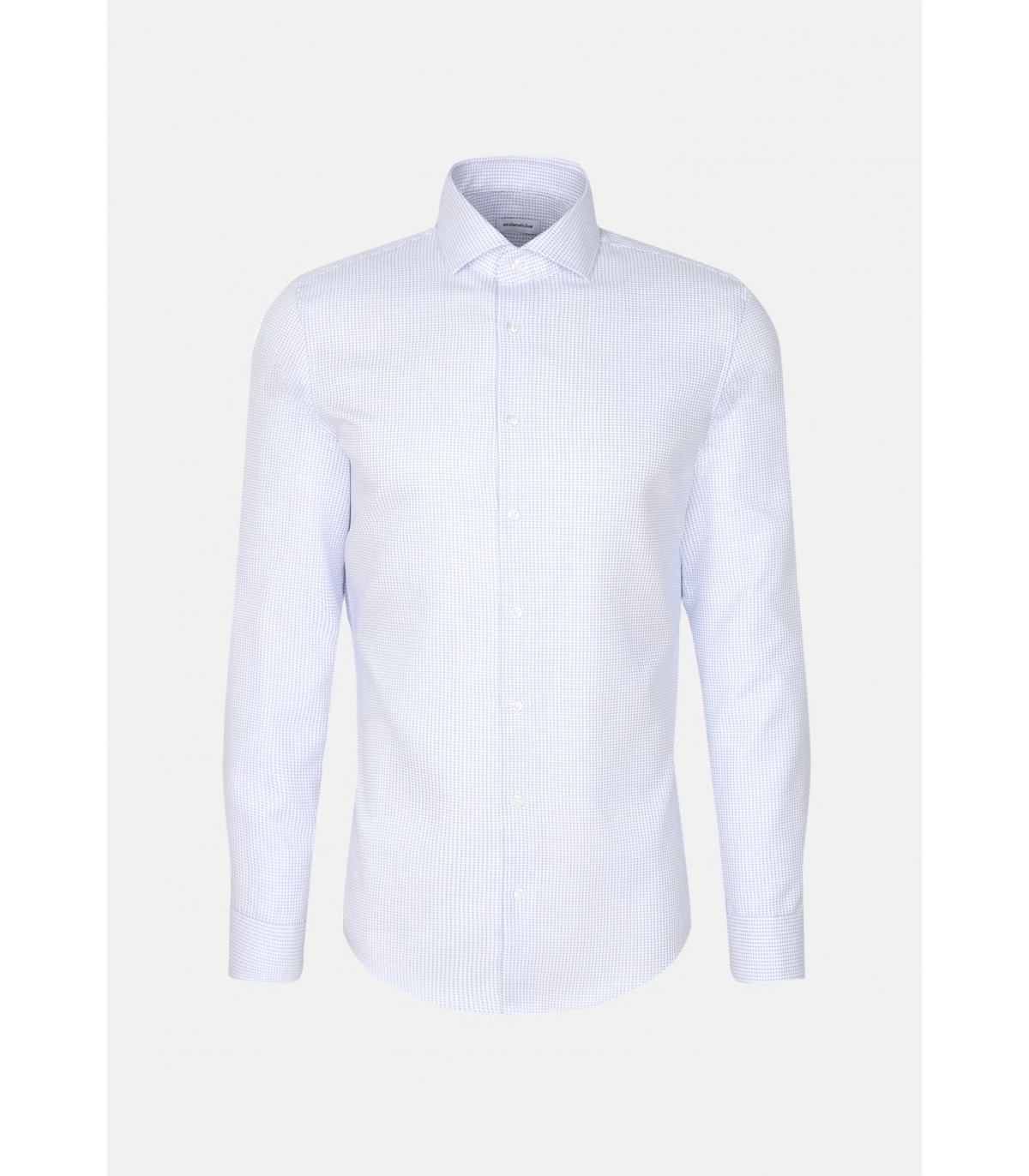 Chemise ml fantaisie seidensticker 13bleuclair