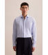 Chemise ml fantaisie seidensticker 11bleuclair