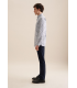 Chemise ml fantaisie seidensticker 18navy