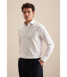 Chemise ml fantaisie seidensticker 15blue