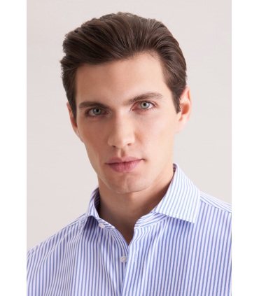Chemise ml fantaisie seidensticker 14midblue
