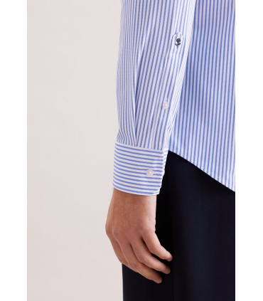 Chemise ml fantaisie seidensticker 14midblue