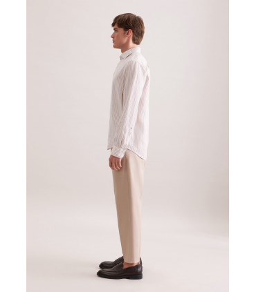 Chemise ml fantaisie seidensticker 05beige