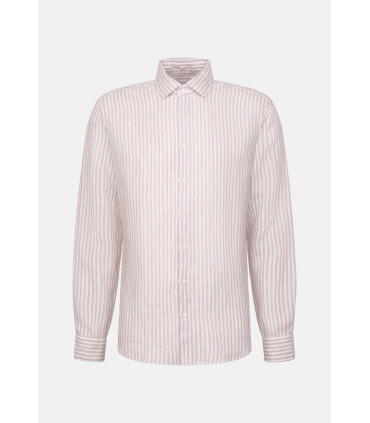 Chemise ml fantaisie seidensticker 05beige