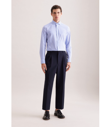 Chemise ml fantaisie seidensticker 14midblue