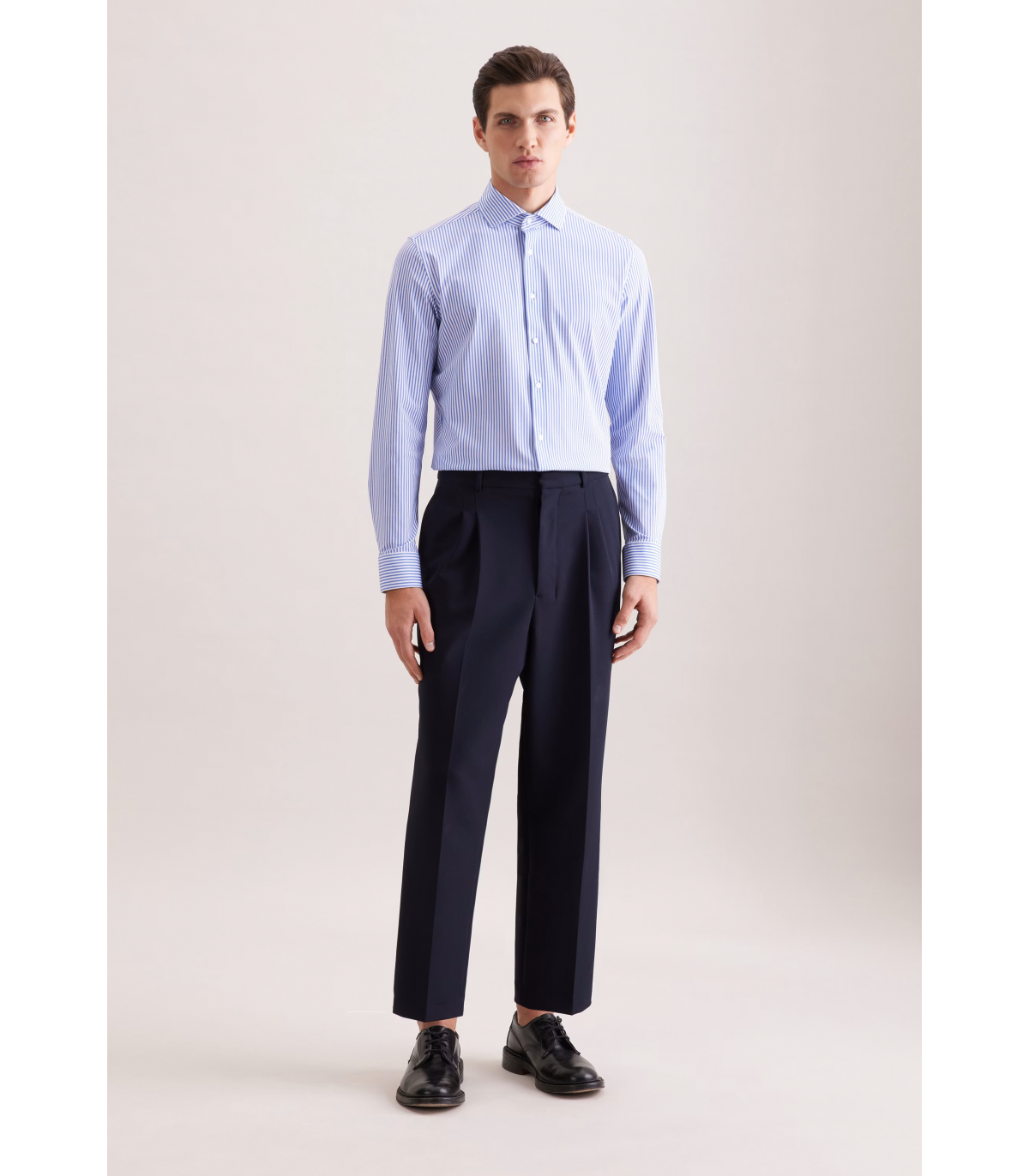 Chemise ml fantaisie seidensticker 14midblue