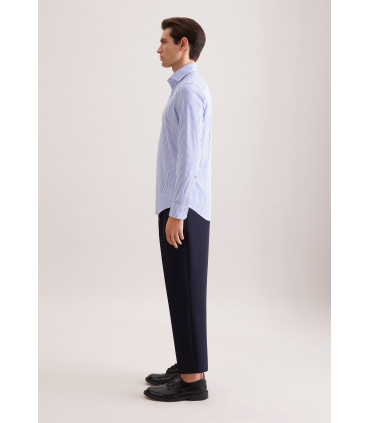 Chemise ml fantaisie seidensticker 14midblue