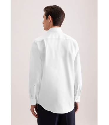 Chemise ml fantaisie seidensticker 01white