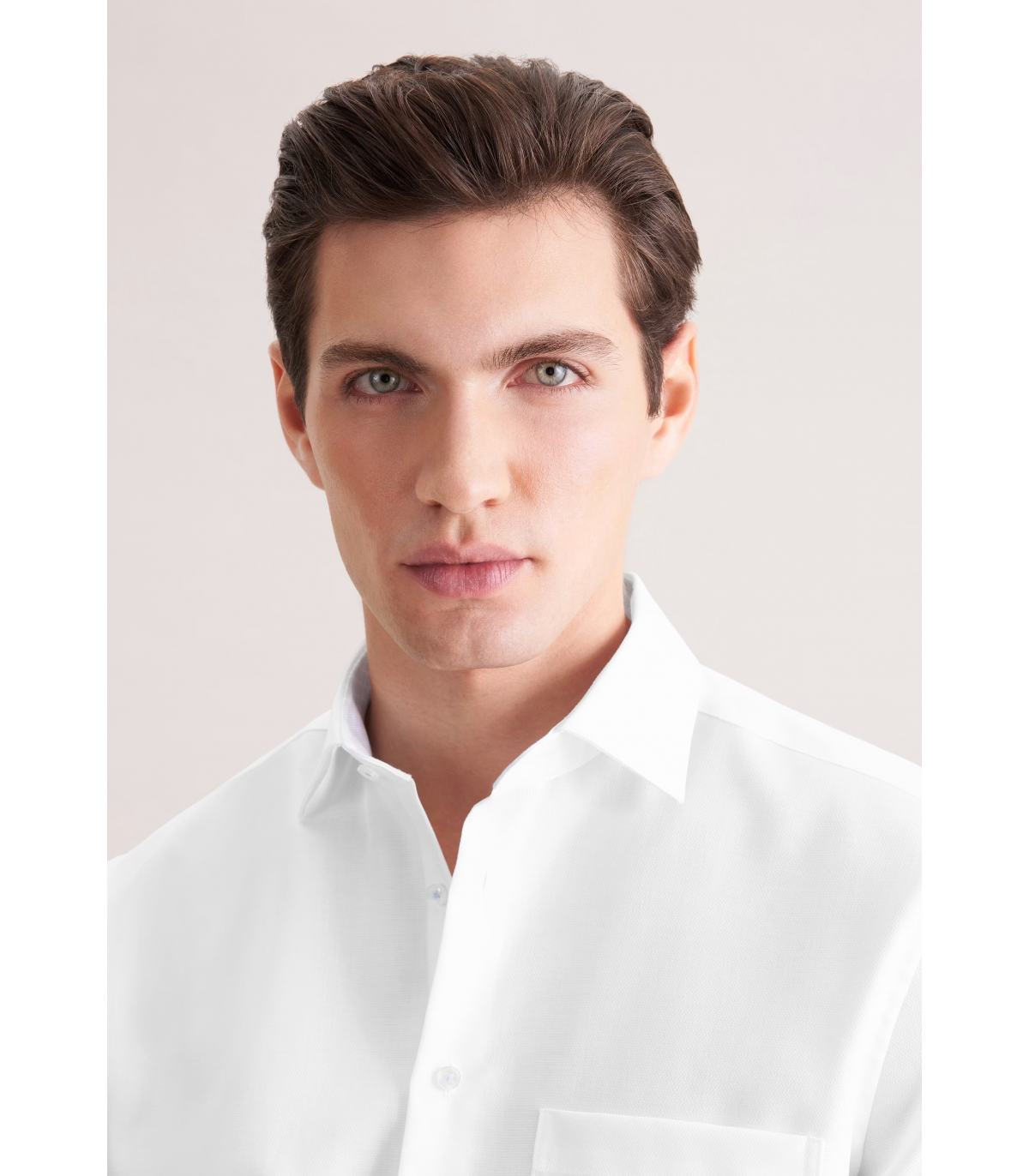 Chemise ml fantaisie seidensticker 01white