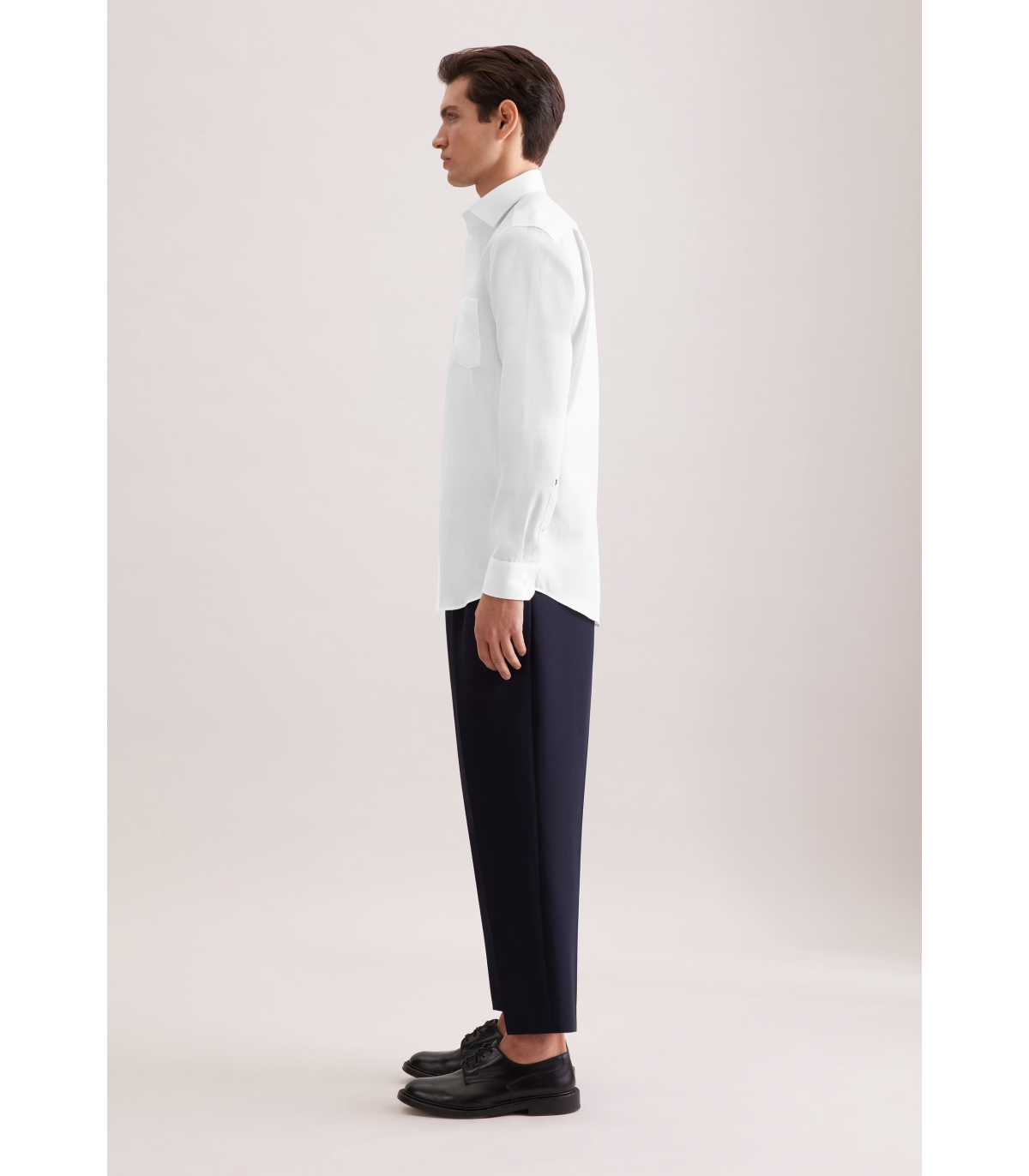 Chemise ml fantaisie seidensticker 01white