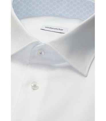Chemise ml fantaisie seidensticker 01white