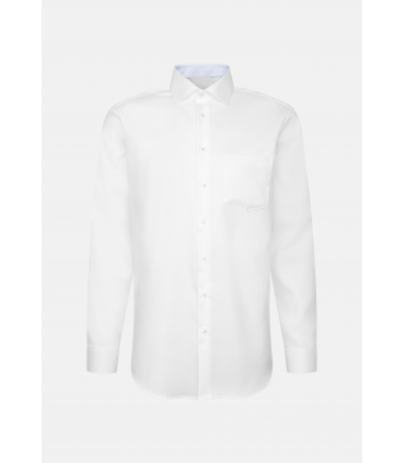 Chemise ml fantaisie seidensticker 01white