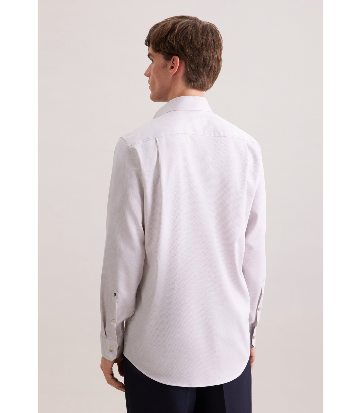 Chemise ml fantaisie seidensticker 05beige