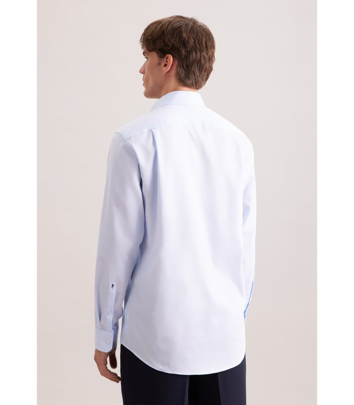 Chemise ml fantaisie seidensticker 11lightblue