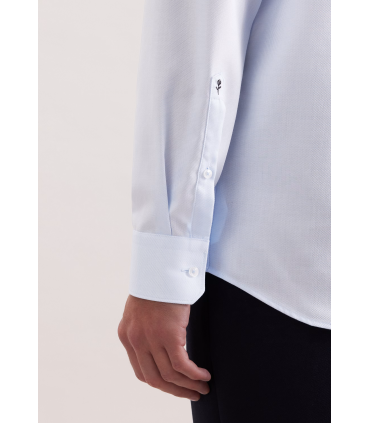 Chemise ml fantaisie seidensticker 11lightblue