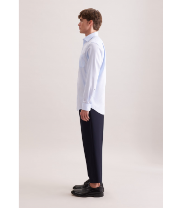 Chemise ml fantaisie seidensticker 11lightblue