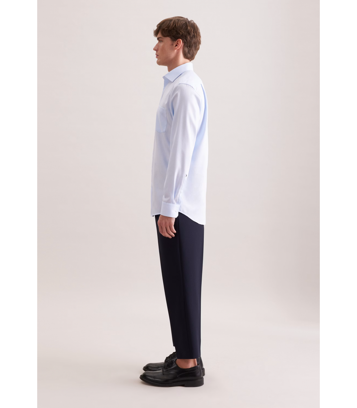 Chemise ml fantaisie seidensticker 11lightblue