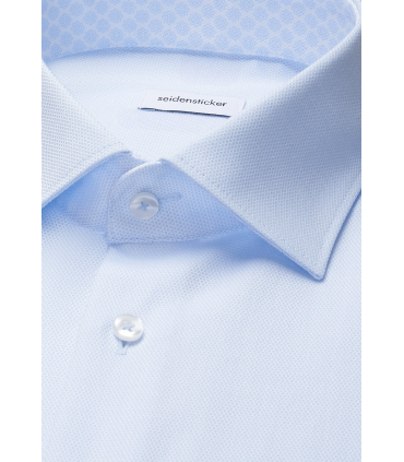 Chemise ml fantaisie seidensticker 11lightblue