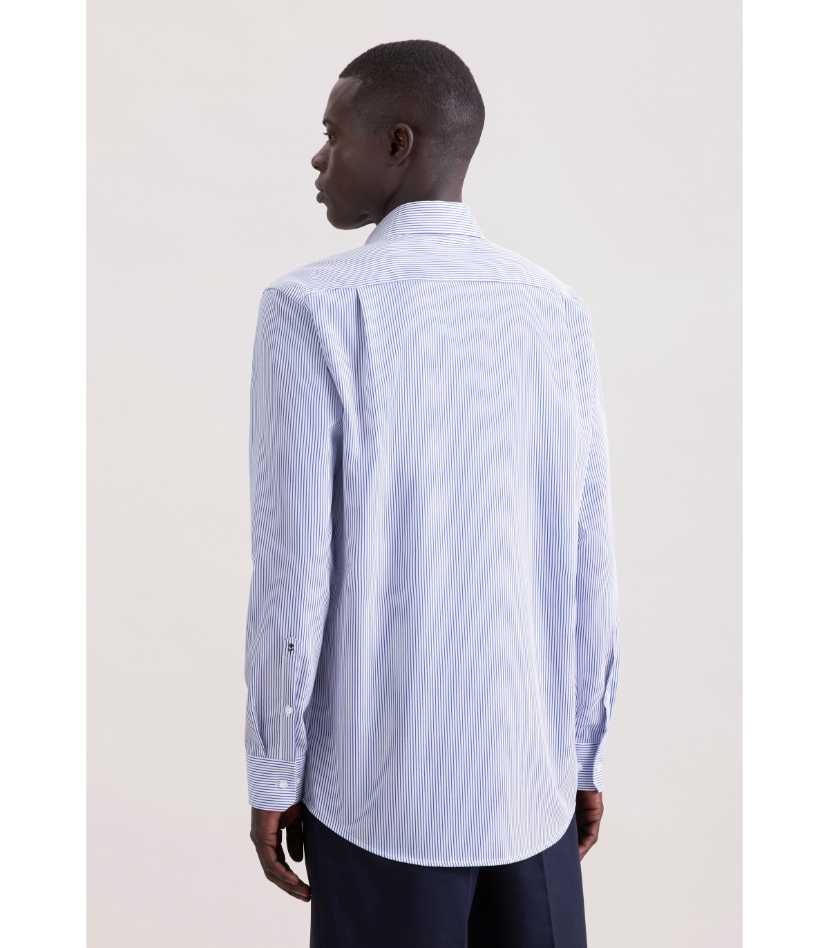 Chemise ml fantaisie seidensticker 15midblue