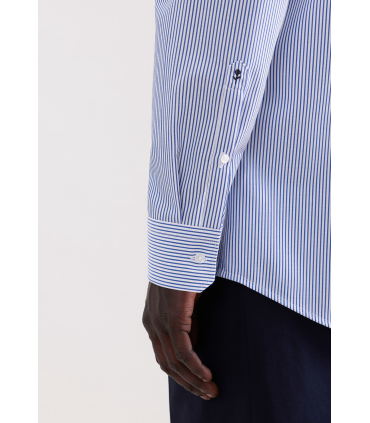 Chemise ml fantaisie seidensticker 15midblue