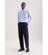 Chemise ml fantaisie seidensticker 15midblue