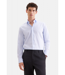 Chemise ml fantaisie seidensticker 11lightblue