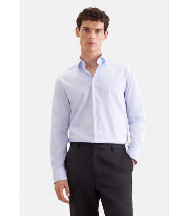 Chemise ml fantaisie seidensticker 11lightblue