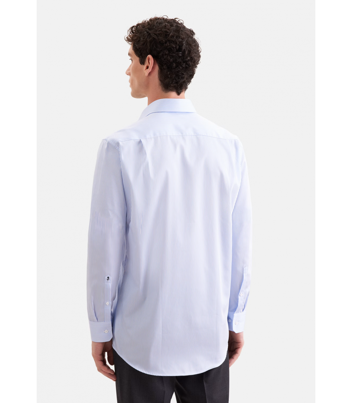 Chemise ml fantaisie seidensticker 11lightblue